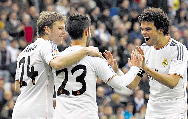 “Isco” (23) marcó el tercer tanto del Real Madrid.(EFE)