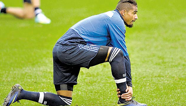 Kevin-Prince Boateng , una de las figuras del Schalke 04.