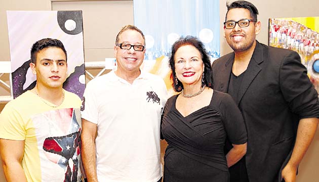 3. Esnaider Sánchez, Ángel Ferraris, Irena Sylya y Alfonso Baysa.