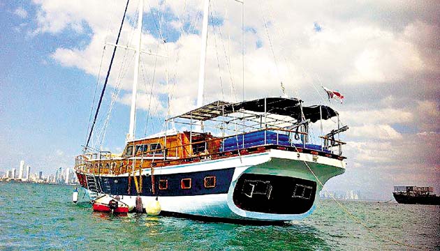 Azuleta tiene capacidad para 45 personas y viaja hasta Taboga.