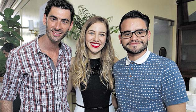 5. Daniel Goldenberg, Sofía Stolberg y Gustavo Álvarez.