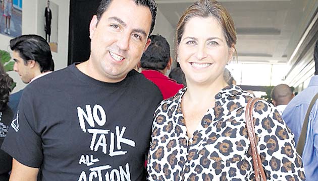 7. Fernando Gómez y Liza Henríquez.
