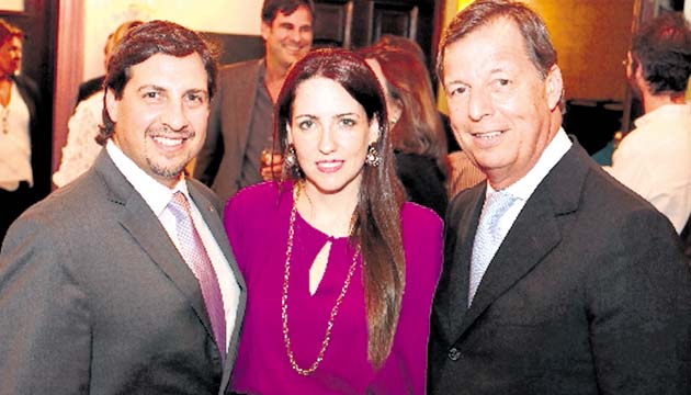 2. Fabián Giugno, Giovana de Giugno y Jorge Arguindegui.