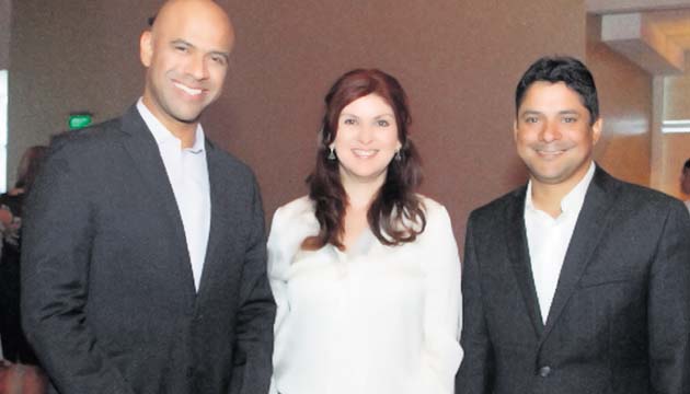 2. César Durufour, Wendy Palomo y Hernando Flórez.
