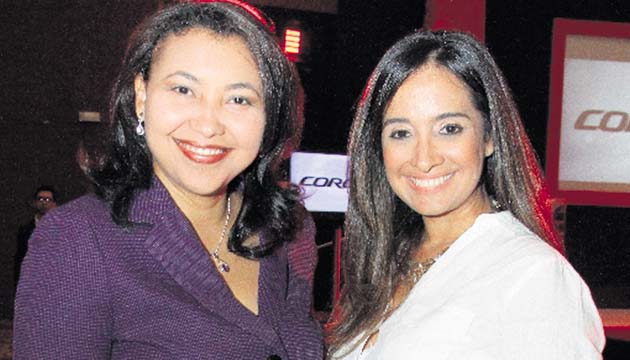 7. Liz Laso y Aura Díaz.