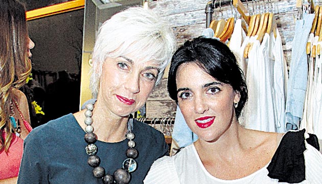 8. Marisa Midolo y Nadine Edde.