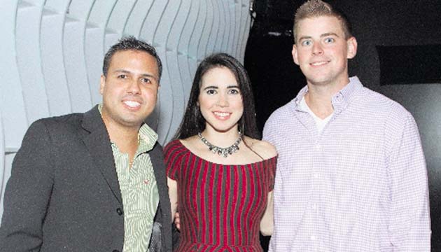 3. Efraín Barreto, Mary Molina y Samuel Dietze.