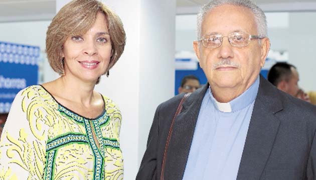 2. Estela Pichel y diácono George Millard.