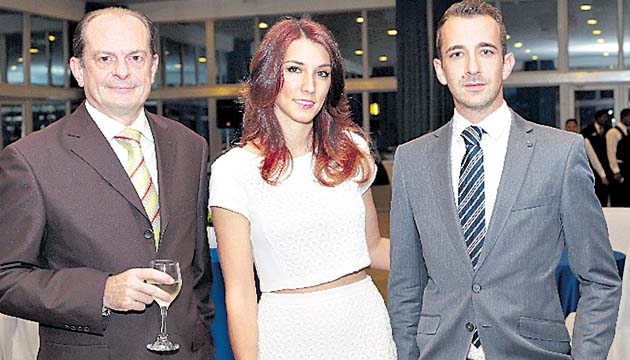5. Fabrizio Vergamini, Giorgia Fasolato y Giulio Tramonti.