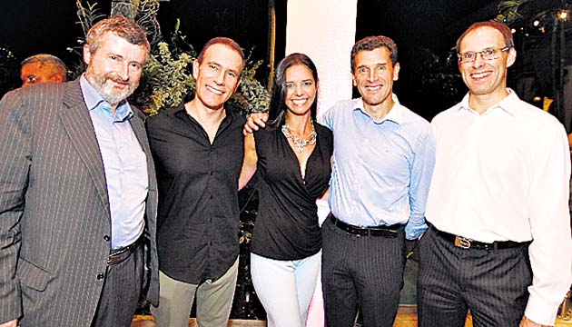 4. Koen Lenaerts, Manuel Gómez, Keila Mulero, Philippe Cazenave y Eric Dejoie.