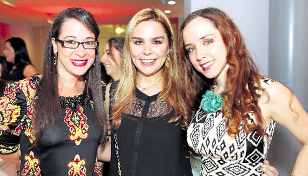 3. Jacqueline Arosemena, Belén de Grajales y Diana Pittí.