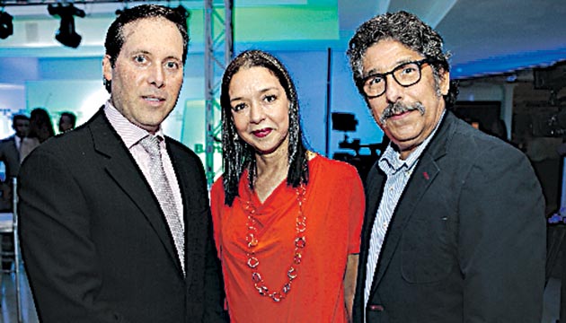 3. Alfredo Monagas, María Elena de Cruz y Jorge Cruz.