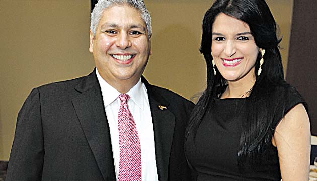 8. George Punjabi y María Vanesa Ford de Cohen.