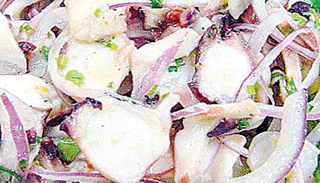 Exquisito ceviche peruano
