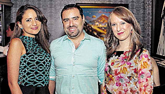 4. Daniela Argudo, Enrique Romero y Olivia Rodríguez.