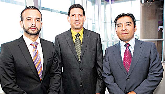 4. Diógenes Carrillo, Rolando Von Beck y Boris Calderón.
