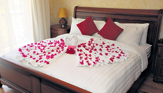 Habitación decorada para parejas de recién casados en Valle del Río, Boquete
