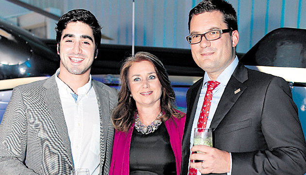 2. Alexander Weber, Ariane de Weber y Dominik Unger.
