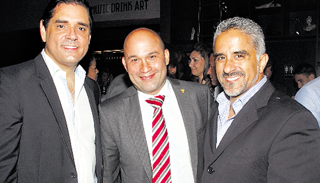 2. Iván Donoso, Gustavo Him y Aris de Icaza.