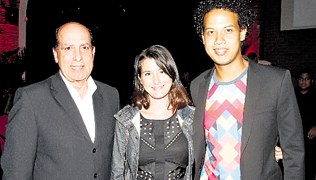 5. Juan Antonio Fábrega, Bárbara Cartier y Cisco Merel.