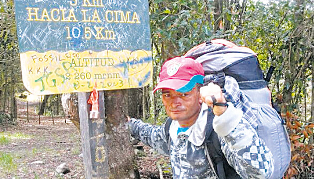 Salvador es uno de los guías experimentados de Bambito.(Cortesía)