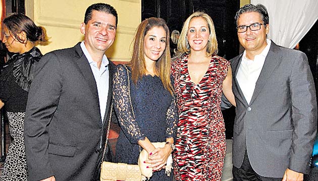 11. Nicolás González Revilla, Vanessa de González Revilla, Sofía de Maduro y Michael Maduro.