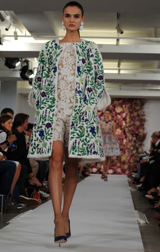 Oscar de la Renta, primavera 2015 en NYFW foto AP