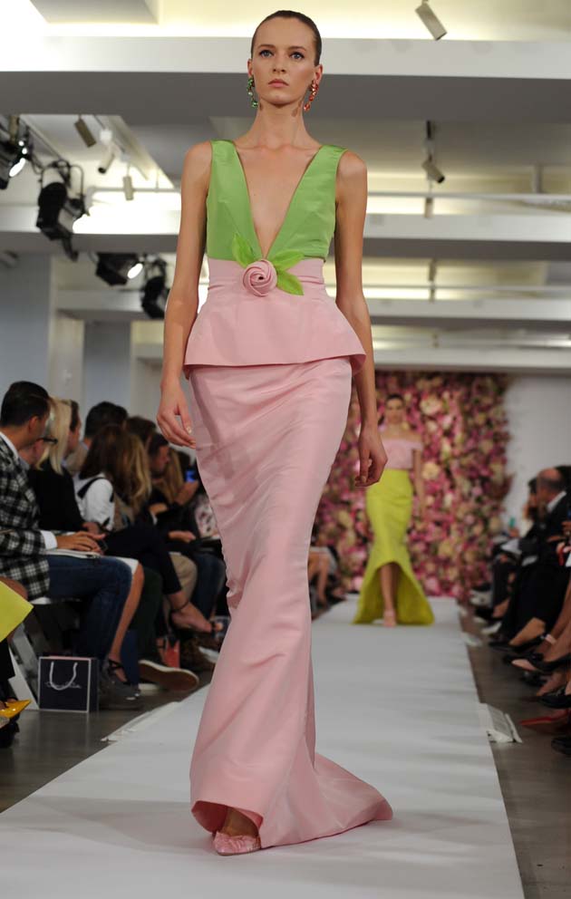 Oscar de la Renta, primavera 2015 en NYFW foto AP