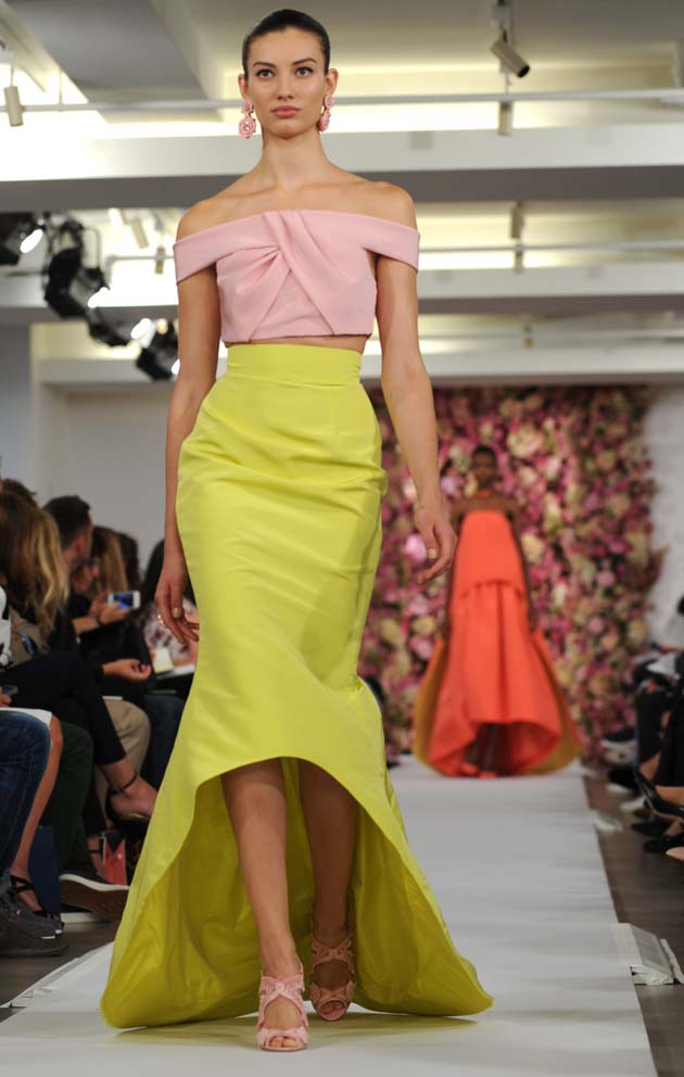 Oscar de la Renta, primavera 2015 en NYFW foto AP