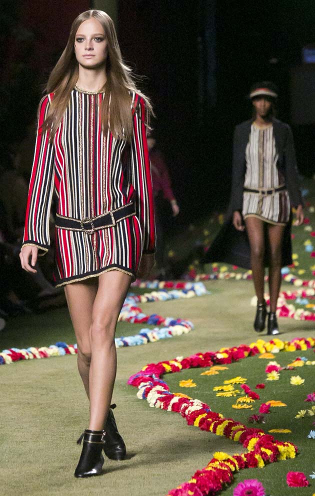 Diseño de Hilfiger en la semana de moda de Nueva York, 8 de septiembre Foto: AP