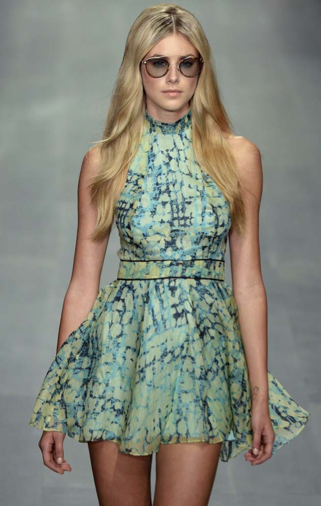 Felder Felder colección primaver 2015 en London Fashion Week foto EFE