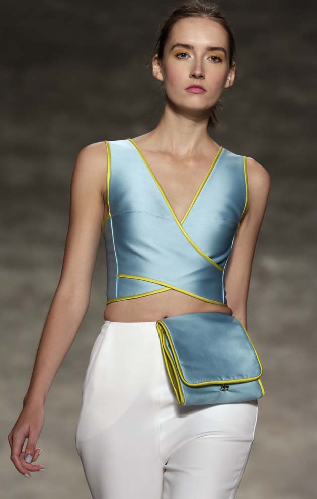 Angel Sanchez colección primavera 2015 en NYFW foto AP