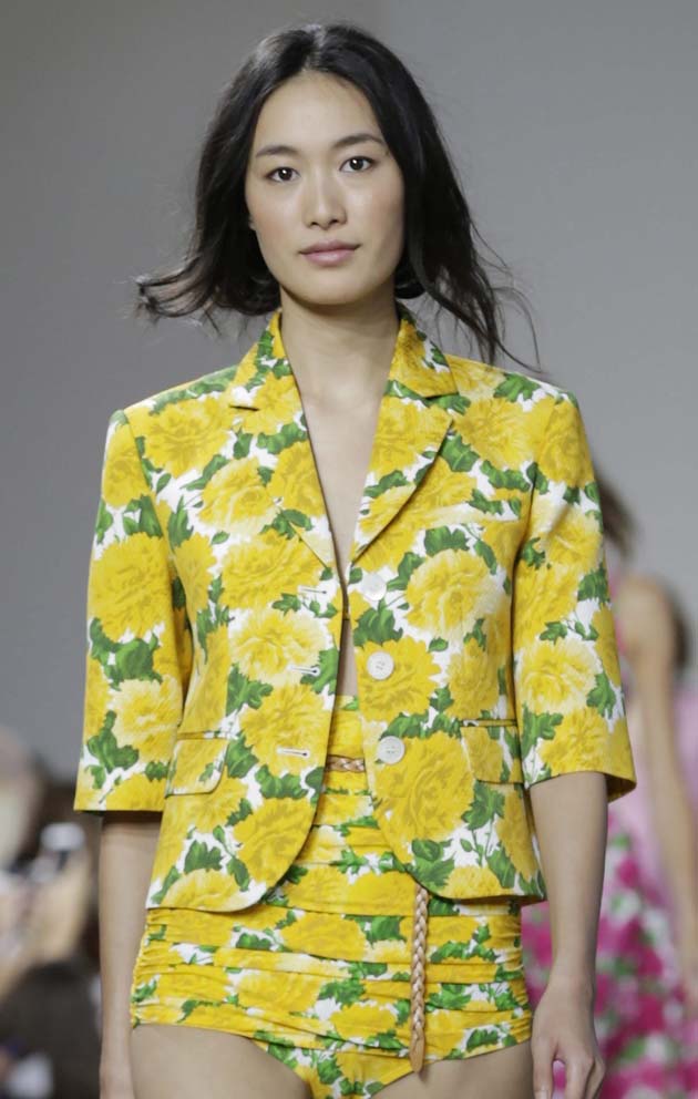 Herve Leger colección primaver 2015 en NYFW el 10 de septiembre foto EFE