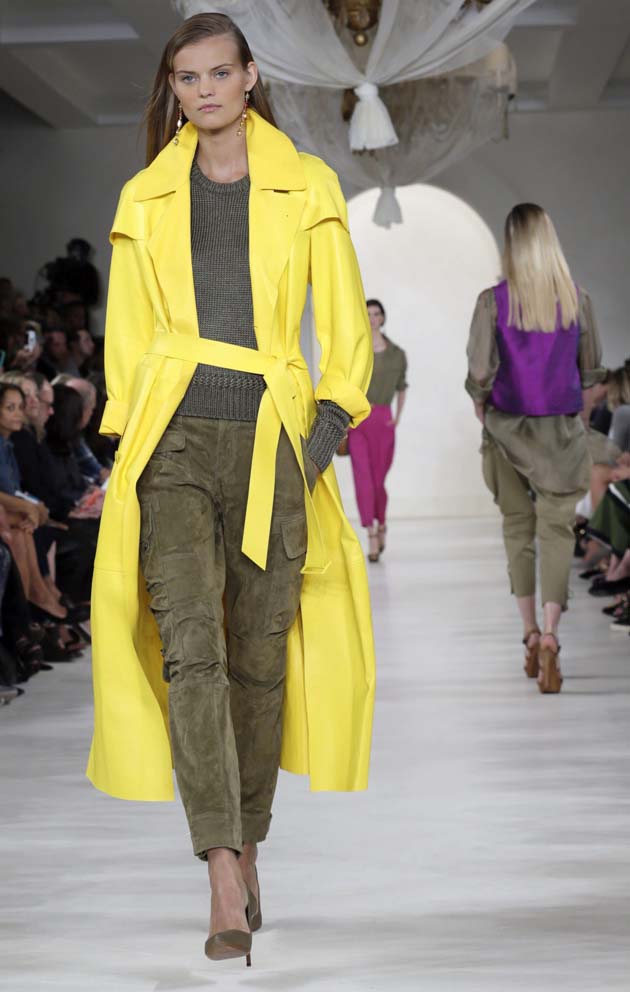 Ralph Lauren colección primavera 2015 NYFW el 11 de septiembre foto EFE