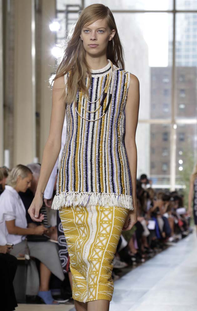 Tory Burch colección primavera 2015 en NYFW el 9 de septiembre foto AP