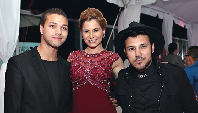 3. Ismael Amaya, Raiza Erlenbaugh y Alex del Rosario.