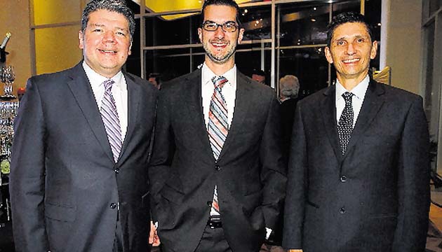 4. Marcelo Suárez, Óscar Batres y Ricardo Yudice.
