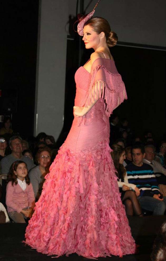 Trajes de flamenco de Rocío Trastallino foto Facebook