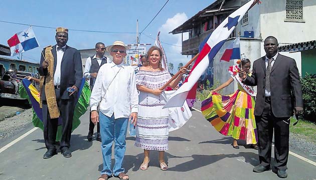 Abanderados en Santa Isabel, Colón
