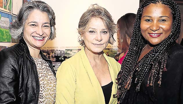9. Lina Cossich, Amalia Tapia y Miroslava Herrera.