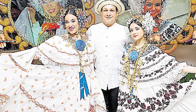 4. Kimberly Sánchez, Asley Sánchez e Iliann Ortega.