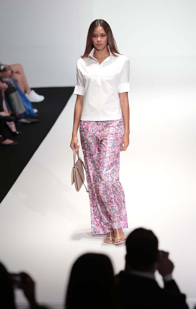 Desfile de colección primavera/verano 2015 de Carolina Herrera (CH) en Multiplaza, Panamá foto Aurelio Herrera