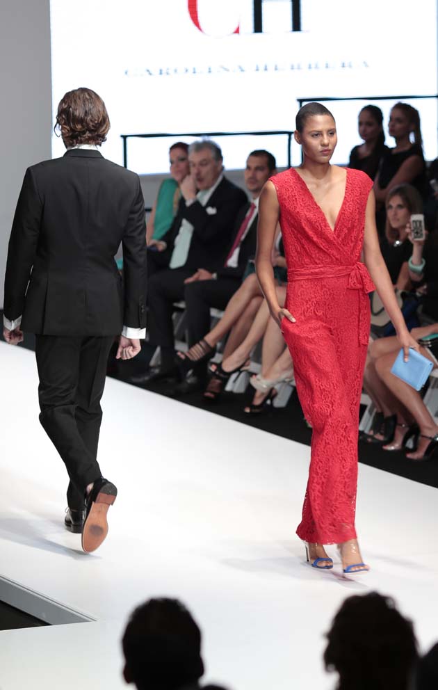 Desfile de colección primavera/verano 2015 de Carolina Herrera (CH) en Multiplaza, Panamá foto Aurelio Herrera