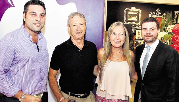 12. Eduardo Márquez, Lucho Rauld, Mechy Arosemena y Sebastián Paz.