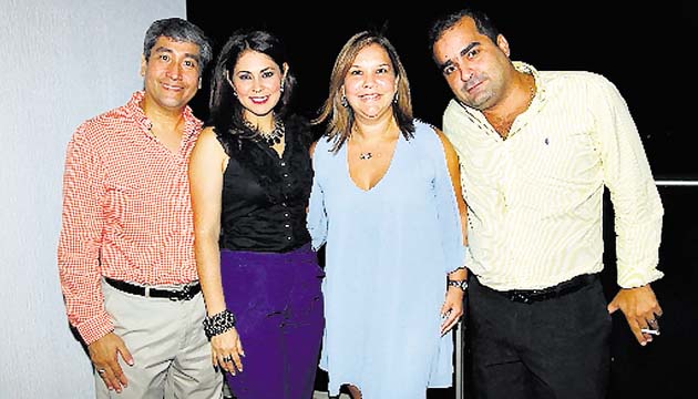 5. Daniel Fong, Raisa Castillo de Fong, Johanna Pons y Francisco Sánchez.