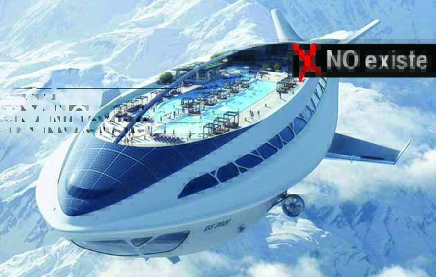 Modelo dibujado de un dirigible de fantasía