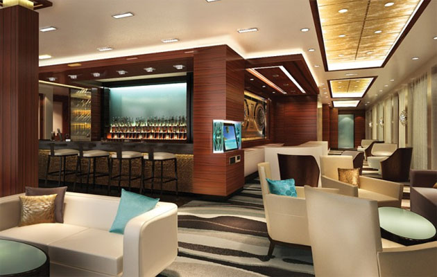 Dibujos de los suites que construirán en la zona de The Haven de los barcos Norwegian Cruise Line