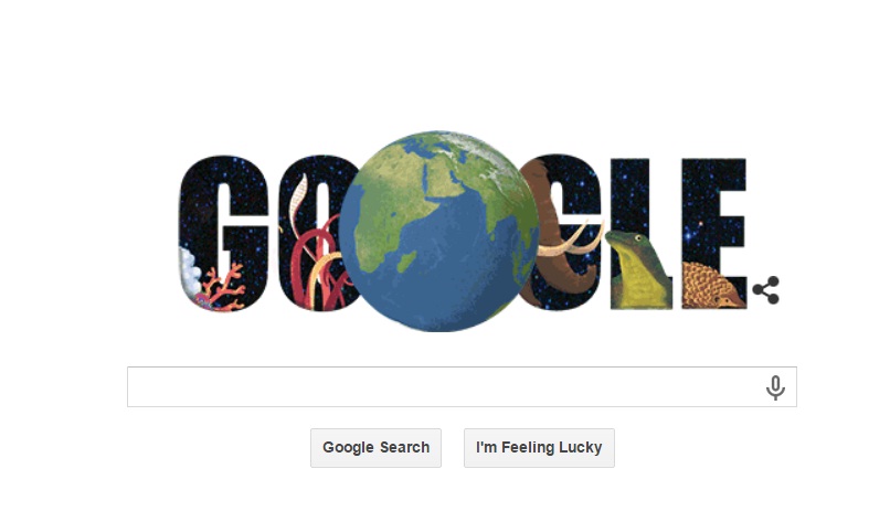 Doodle del Día de la Tierra.