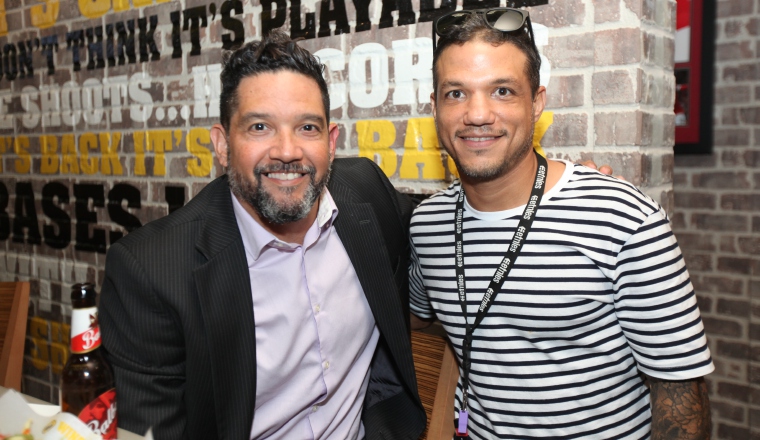 2. Charlie Bárcenas y Tomás A. Medina.