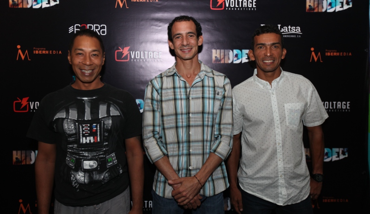 3. Eloy Cruz, Jan Carlo Salerno y Gary Saavedra.